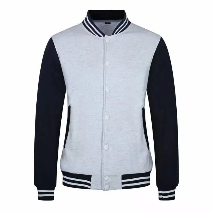 Unisex Varsity Jacket, Cotton–Poly Blend
