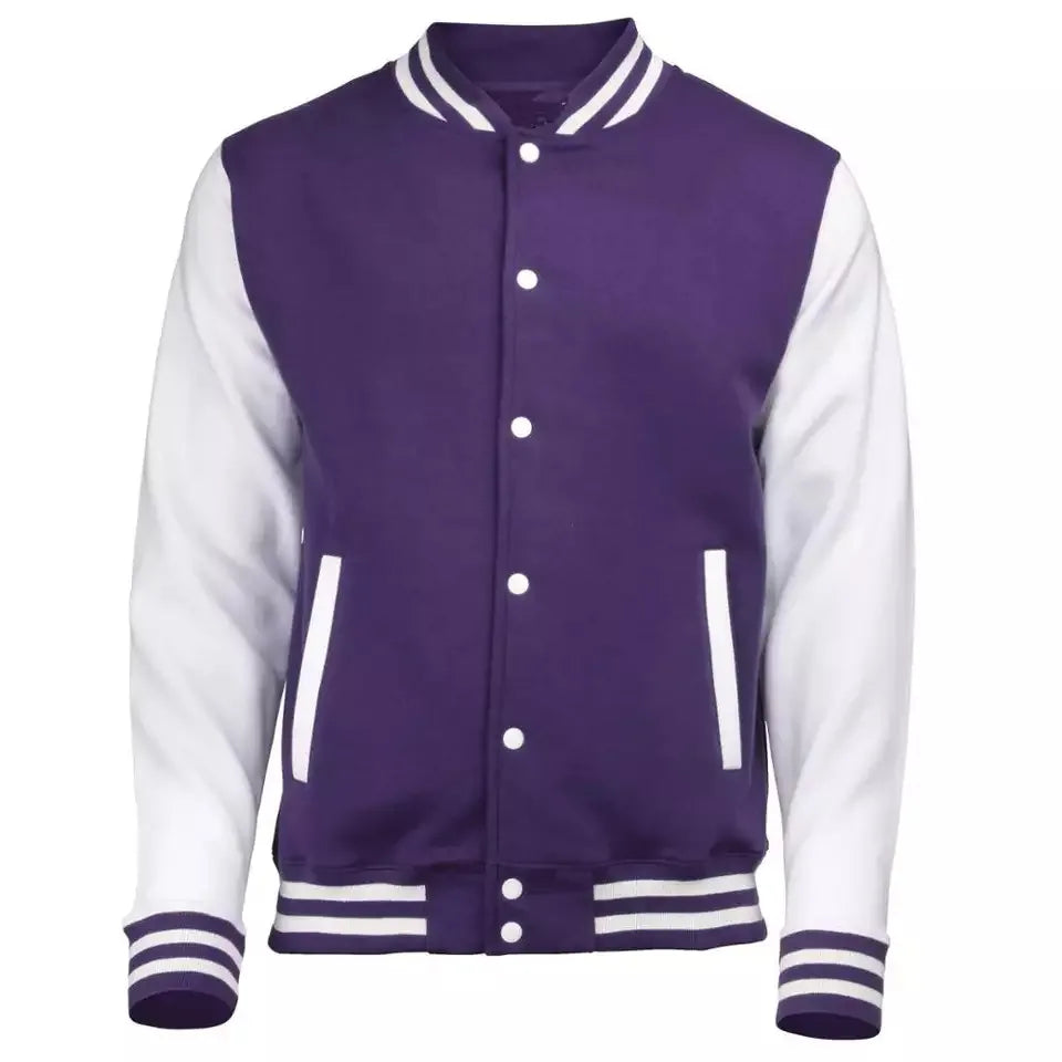 Unisex Varsity Jacket, Cotton–Poly Blend