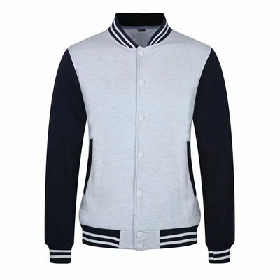 Unisex Varsity Jacket, Cotton–Poly Blend