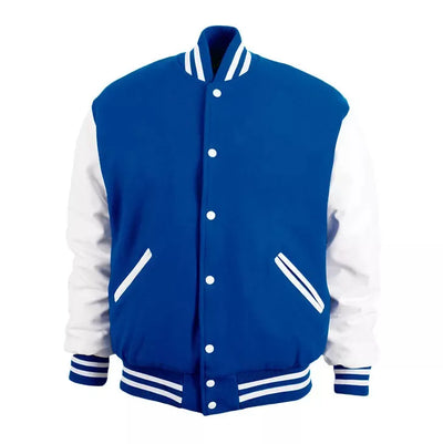 Unisex Varsity Jacket, Cotton–Poly Blend
