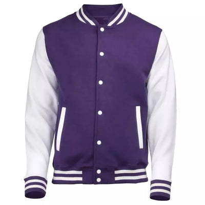 Unisex Varsity Jacket, Cotton–Poly Blend