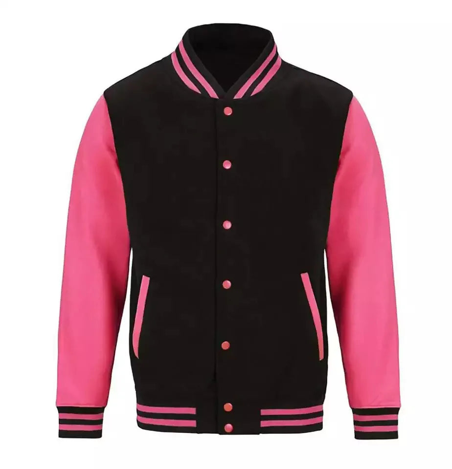 Unisex Varsity Jacket, Cotton–Poly Blend